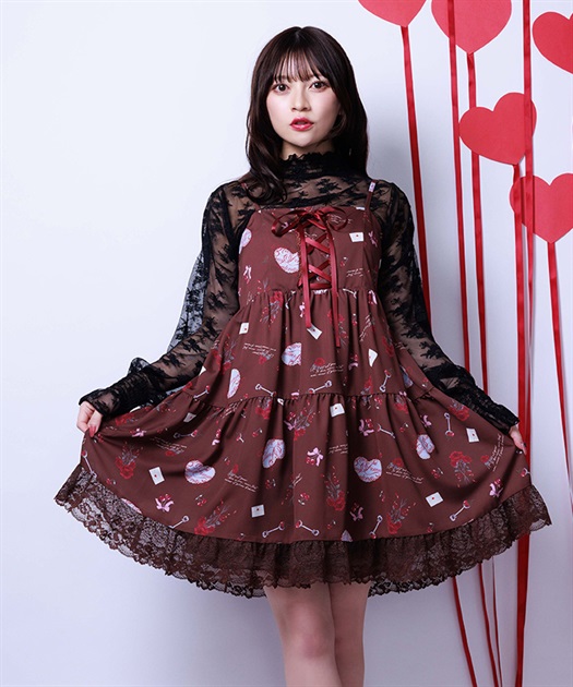 バレンタインプリントチュニック【予約】 | axes femme online shop