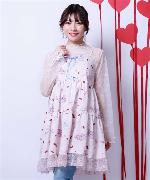 バレンタインプリントチュニック | axes femme | axes femme online shop