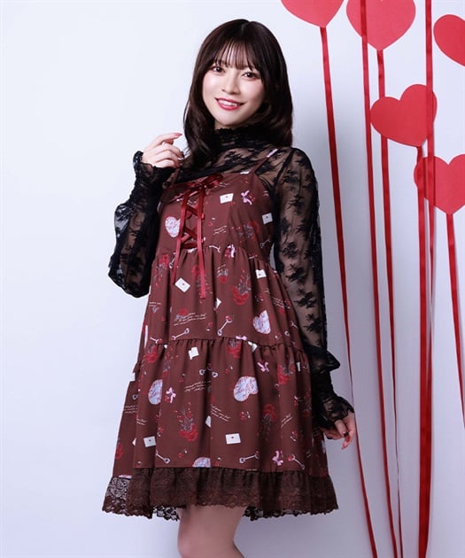 バレンタインプリントチュニック【予約】