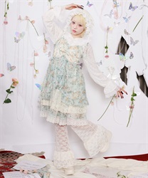 フラワーレースチュニック(ミント-F)