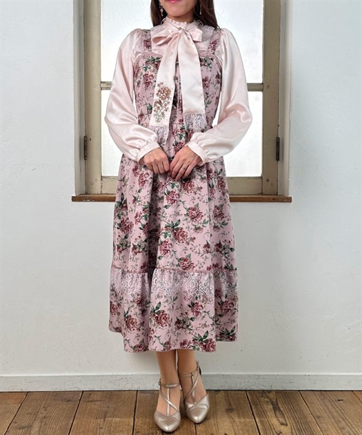花総柄ビスチェラインジャンスカ | 衣料 | axes femme online shop 花総柄ビスチェラインジャンスカ | 衣料 | axes femme online shop