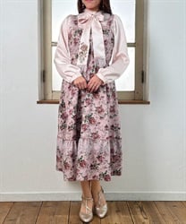 花総柄ビスチェラインジャンスカ | 衣料 | axes femme online shop 花総柄ビスチェラインジャンスカ | 衣料 | axes femme online shop