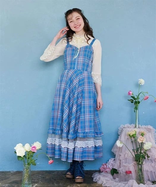 センタージップチェックジャンスカ | レディース服・レディース センタージップチェックジャンスカ | レディース服・レディース
