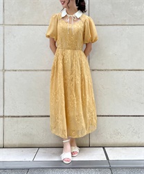 バルーン袖レースワンピース | outlet | axes femme online shop バルーン袖レースワンピース | outlet | axes femme online shop