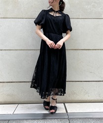 バルーン袖レースワンピース | outlet | axes femme online shop バルーン袖レースワンピース | outlet | axes femme online shop