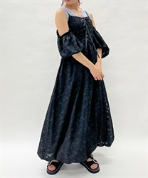 シアージャカードバルーンワンピース | 衣料 | axes femme シアージャカードバルーンワンピース | 衣料 | axes femme