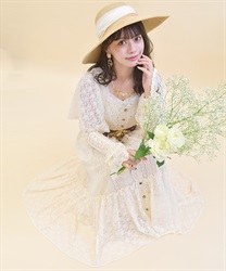 レース×シフォンドレス風ワンピース | axes femme | axes femme レース×シフォンドレス風ワンピース | axes femme | axes femme