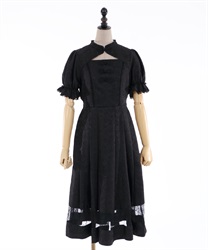 チャイナ釦ジャガードワンピ | outlet | axes femme online shop チャイナ釦ジャガードワンピ | outlet | axes femme online shop
