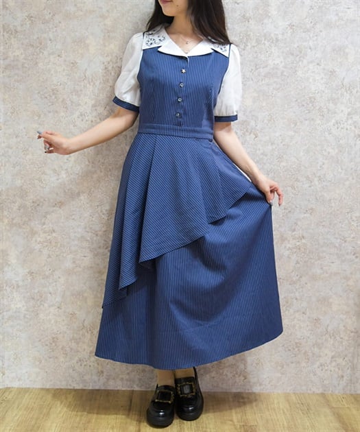 星座刺繍アシメドッキングワンピース【WEB先行販売】