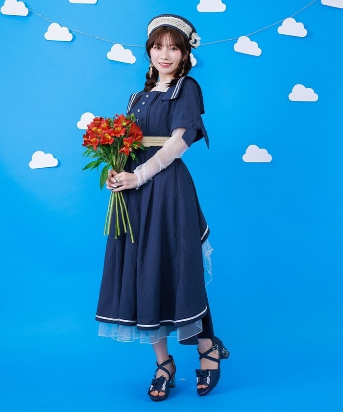 セーラーカラーマリンワンピース【二次予約】 | axes femme 公式