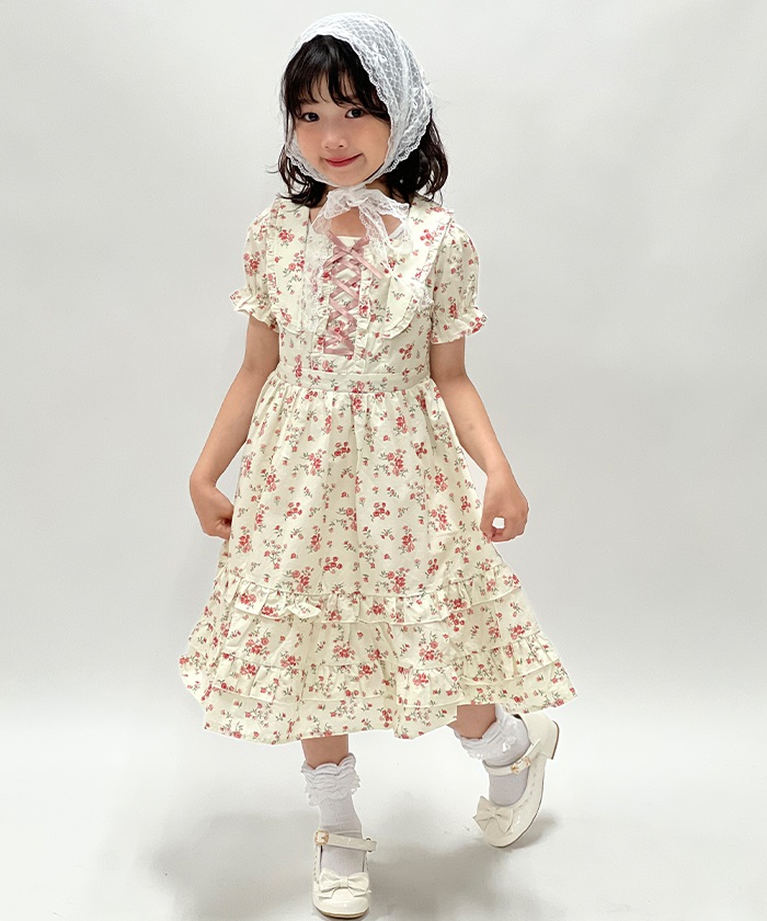 ロリィタ風花柄ワンピース | kids | axes femme 公式オンライン