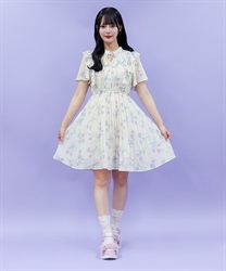 チューリップミニワンピース【2点10%OFF対象商品】(イエロー-M)