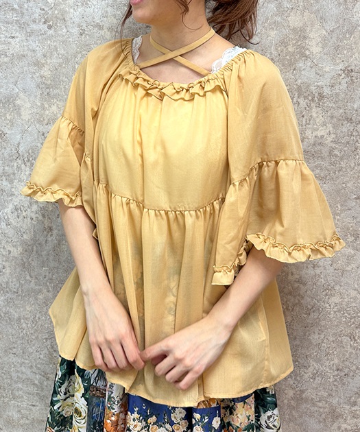 コットン風ポンチョチュニック【期間限定価格】 | outlet | axes コットン風ポンチョチュニック【期間限定価格】 | outlet | axes