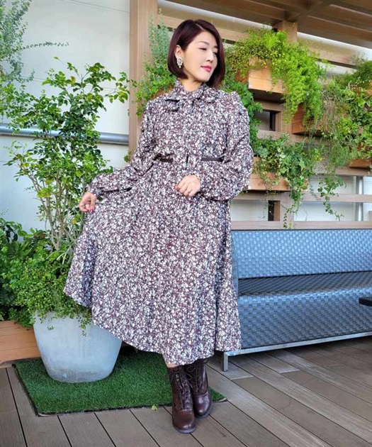 小花柄ティアードワンピース【期間限定価格】 | outlet | axes 小花柄ティアードワンピース【期間限定価格】 | outlet | axes