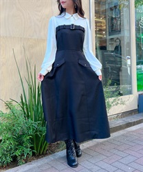 ベルト風ドッキングワンピース | レディース服・レディース ベルト風ドッキングワンピース | レディース服・レディース
