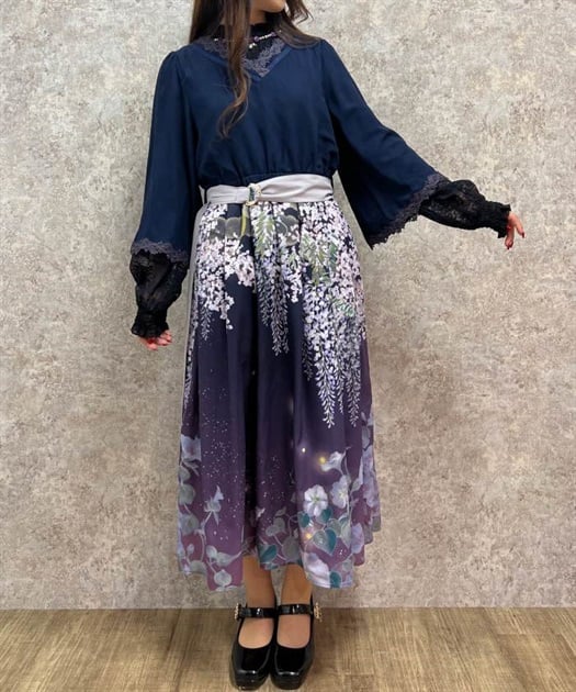 古典絵巻風キモノワンピース | レディース服・レディース