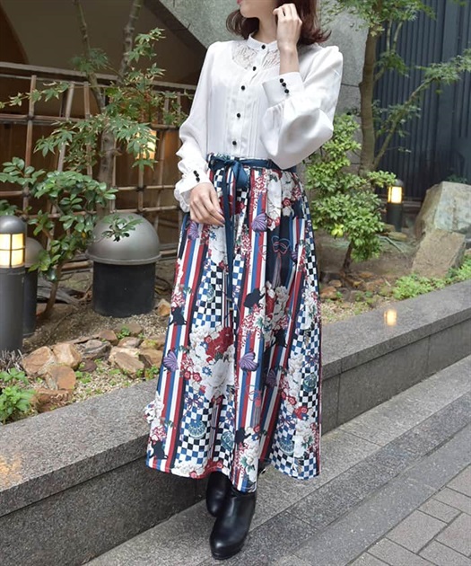 菊柄ワンピース | レディース服・レディースファッションなら 菊柄ワンピース | レディース服・レディースファッションなら