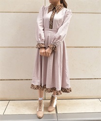デリスショコラシャツワンピース【2点10%OFF対象商品】(ピンク-F)