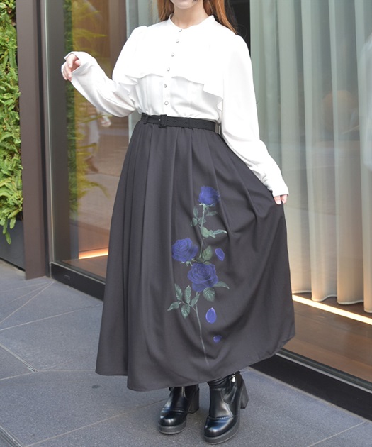 ローズプリントワンピース 【会員限定価格】 | axes femme online shop