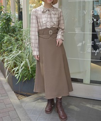 ハイウエストドッキングワンピース(モカ-F)