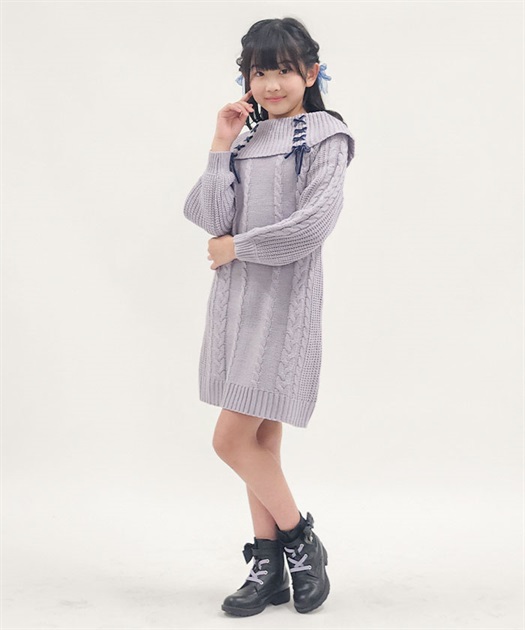 W編み上げニットワンピース | レディース服・レディース W編み上げニットワンピース | レディース服・レディース