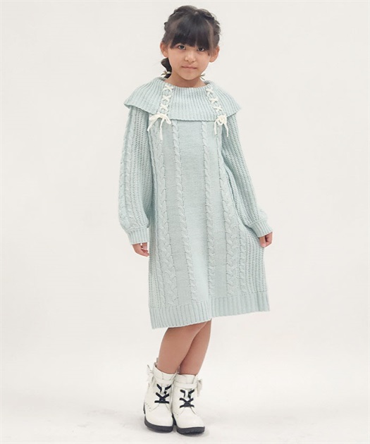 W編み上げニットワンピース | レディース服・レディース W編み上げニットワンピース | レディース服・レディース