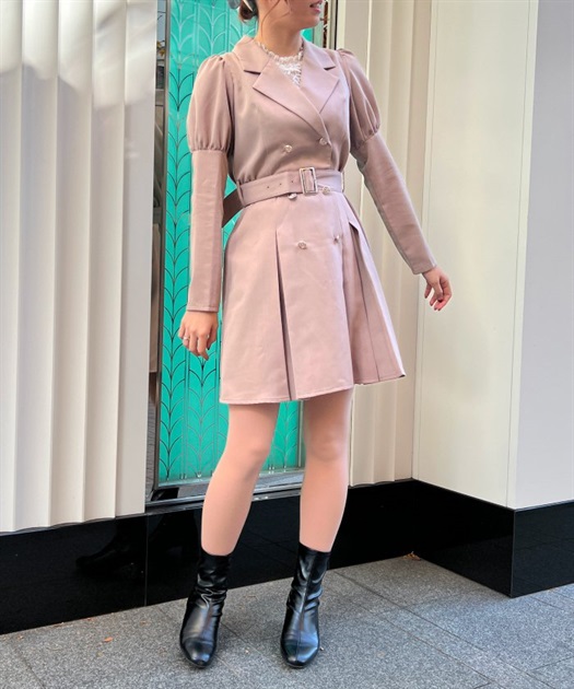 本物保証!  ダブルブレストジャケットワンピース | レディース服 ワンピース