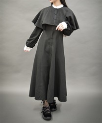 ケープ付ロングシスターワンピース | outlet | axes femme ケープ付ロングシスターワンピース | outlet | axes femme