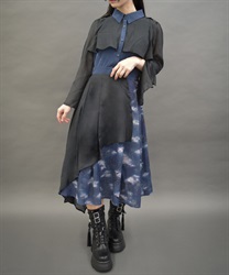ダークロマンスバイカラーワンピース | レディース服 ダークロマンスバイカラーワンピース | レディース服