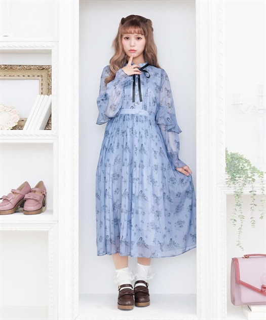 フラワーキャットロングワンピース | POETIQUE | axes femme フラワーキャットロングワンピース | POETIQUE | axes femme