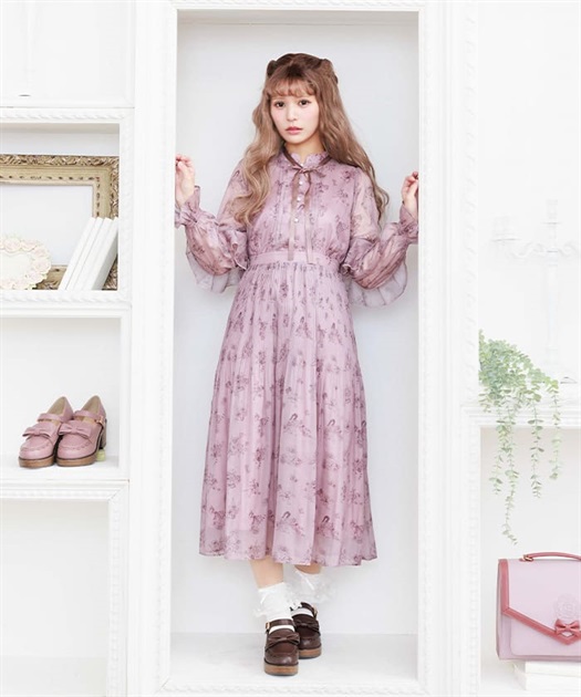 フラワーキャットロングワンピース | POETIQUE | axes femme フラワーキャットロングワンピース | POETIQUE | axes femme