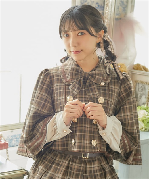 ダブルボタンケープジャケット | outlet | axes femme online shop ダブルボタンケープジャケット | outlet | axes femme online shop