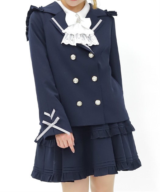 Ｗ釦セーラージャケット