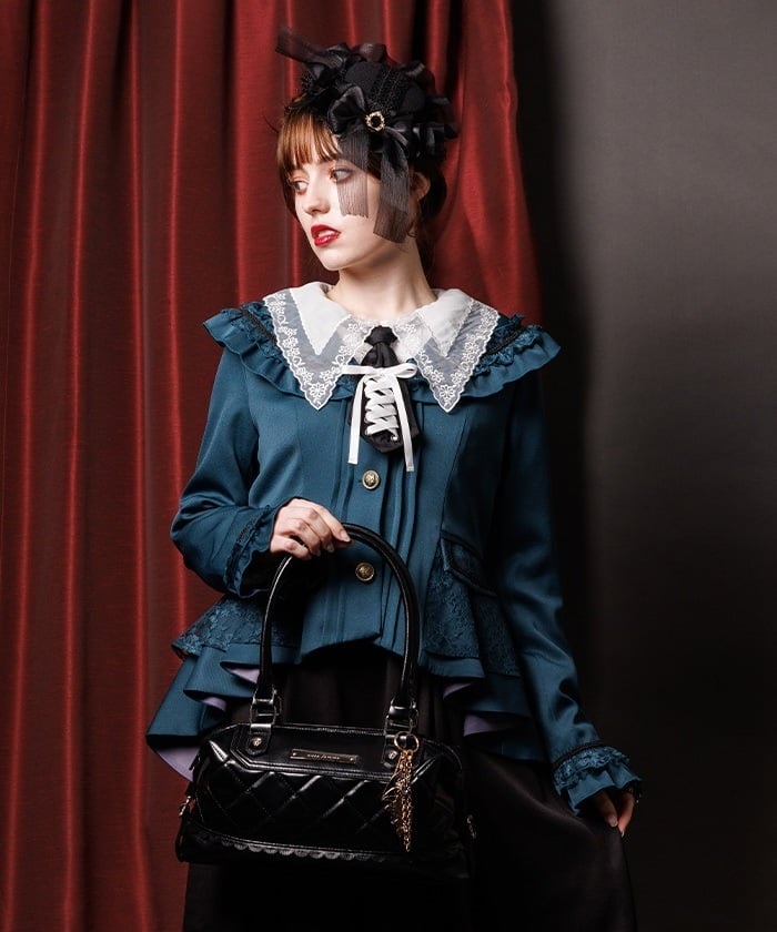 フィッシュテールレースジャケット | axes femme 公式オンライン