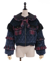 フリルキルティングブルゾン | outlet | axes femme online shop