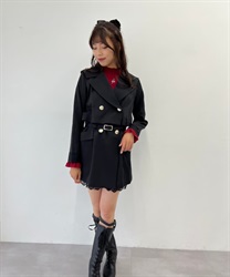 ２ＷＡＹセーラー襟長袖ジャケット(黒-M)
