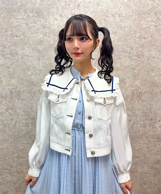 セーラー襟ショートブルゾン | outlet | axes femme online shop セーラー襟ショートブルゾン | outlet | axes femme online shop