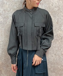ショート丈ミリタリーブルゾン | outlet | axes femme online shop ショート丈ミリタリーブルゾン | outlet | axes femme online shop