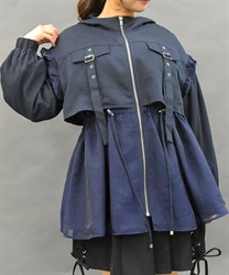 ミリタリーフーディーブルゾン【期間限定価格】 | レディース服 ミリタリーフーディーブルゾン【期間限定価格】 | レディース服