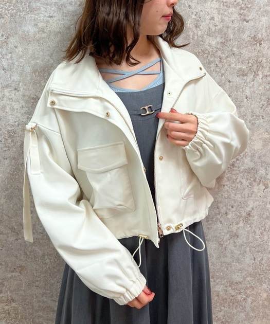 スタンドカラーブルゾン【期間限定価格】 | outlet | axes femme スタンドカラーブルゾン【期間限定価格】 | outlet | axes femme