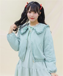 パールキルティングブルゾン【期間限定価格】(ミント-M)