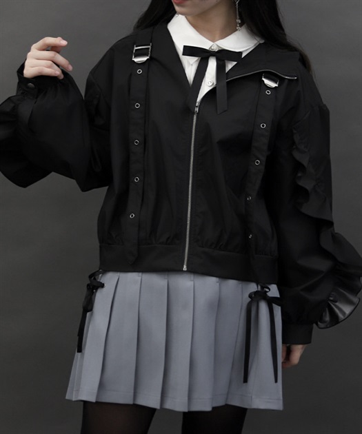 ベルトデザインブルゾン【期間限定価格】 | POETIQUE | axes ベルトデザインブルゾン【期間限定価格】 | POETIQUE | axes