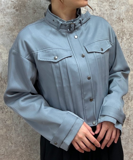 ベルト付ショートブルゾン | outlet | axes femme online shop ベルト付ショートブルゾン | outlet | axes femme online shop