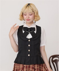 イレヘムプリーツベスト【予約】(黒-M)