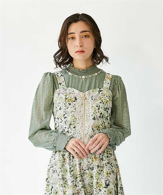 フルールPTジップ付ビスチェ | outlet | axes femme online shop フルールPTジップ付ビスチェ | outlet | axes femme online shop