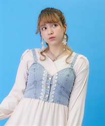 デニムビスチェ【期間限定価格】(ブリーチ-F)