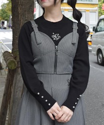 ベルトデザインジップビスチェ | 衣料 | axes femme online shop