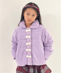 メニーリボンコート(ラベンダー-120cm)