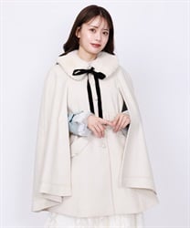 ファー襟付ケープコート | axes femme | axes femme online shop ファー襟付ケープコート | axes femme | axes femme online shop