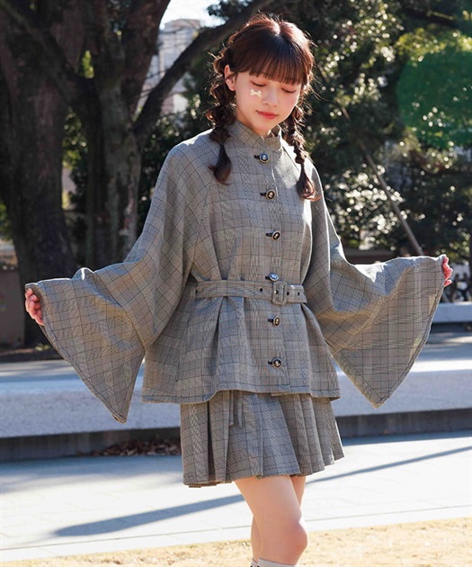 ケープ風フレアスリーブコート | axes femme | axes femme ケープ風フレアスリーブコート | axes femme | axes femme